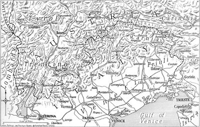 इटली का ऑस्ट्रियाई फ्रंटियर, 1915 द्वारा अज्ञात