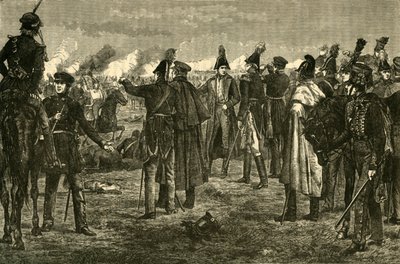 लीपज़िग की लड़ाई, 1813, 1890। द्वारा अज्ञात