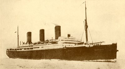 द बेंगेंरिया क्यूनार्ड लाइन, 52,700 टन, c1930। द्वारा अज्ञात