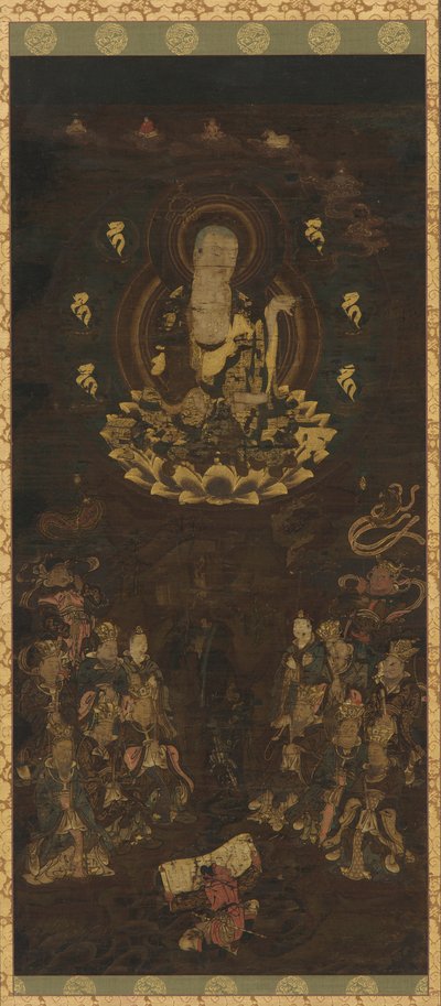 बोसात्सु जिज़ो और नर्क के दस राजा, कामाकुरा काल, 1185-1333। द्वारा अज्ञात