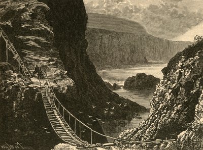 ब्रिज, कैरिक-ए-रेड, 1898। द्वारा अज्ञात