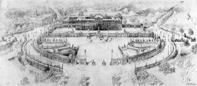 बकिंघम पैलेस, जो 1910 का है द्वारा अज्ञात