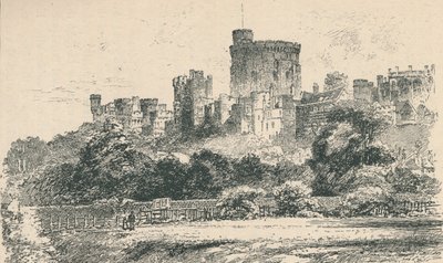 1895 में बर्कशायर तट से महल द्वारा अज्ञात