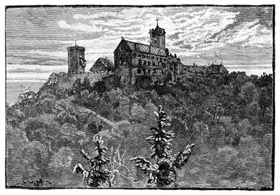 वॉर्टबर्ग का महल, 1900 द्वारा अज्ञात