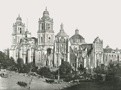 कैथेड्रल, मैक्सिको सिटी, मैक्सिको, 1895। द्वारा अज्ञात