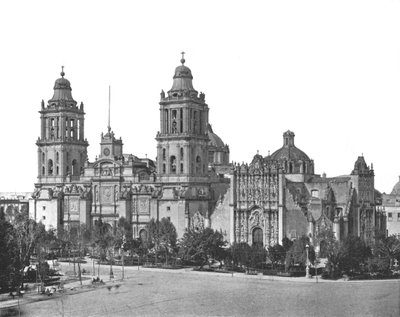 कैथेड्रल, मेक्सिको सिटी, मैक्सिको, c1900। द्वारा अज्ञात