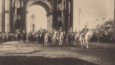 9 मई, 1896, 1896 को मॉस्को में निकोलस II की सेरेमोनियल एंट्री द्वारा अज्ञात