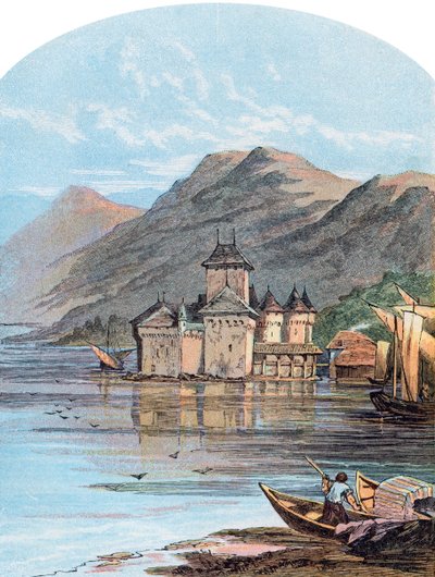 1855 में स्विटजरलैंड के जिनेवा झील का मैदान द्वारा अज्ञात