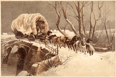 क्रिसमस वैगन, 1866 द्वारा अज्ञात