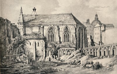 1824, 1915 में चर्च एंड द क्लिस्टर ऑफ़ कॉलेज ऑफ़ क्लूनी द्वारा अज्ञात