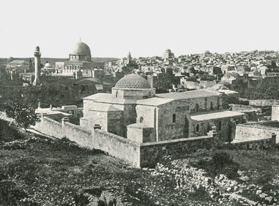 1895 में चर्च ऑफ सेंट ऐनी, यरुशलम, फिलिस्तीन। द्वारा अज्ञात