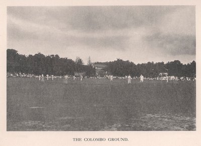 कोलंबो क्रिकेट ग्राउंड, सीलोन, 1912। द्वारा अज्ञात