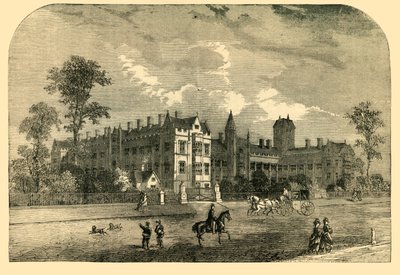 द कंजम्पशन हॉस्पिटल, ब्रॉम्पटन, c1876। द्वारा अज्ञात