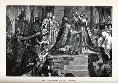 शारलेमेन का राज्याभिषेक, 1882 द्वारा अज्ञात