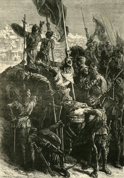 यरूशलेम से पहले क्रूसेडर्स, 1099, 1890। द्वारा अज्ञात