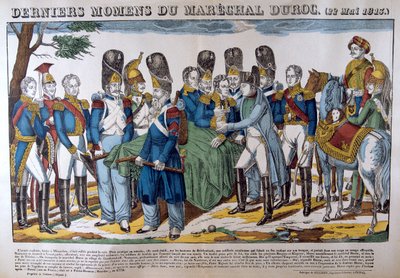 द डेथ ऑफ़ मार्शल डौरोक, 22 मई 1813, 19 वीं शताब्दी द्वारा अज्ञात