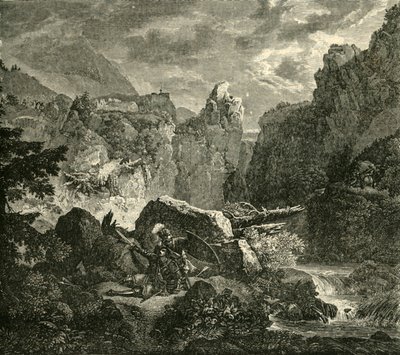 रोन्सेवल्स की मौत, 778AD, 1890 में रोलाण्ड। द्वारा अज्ञात