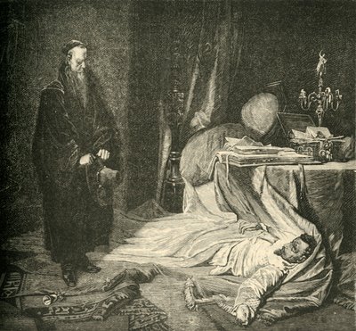 द डेथ ऑफ़ वालेंस्टीन, 1634, 1890। द्वारा अज्ञात