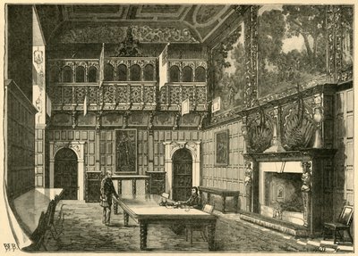 द डाइनिंग-हॉल, हैटफील्ड, 1898। द्वारा अज्ञात