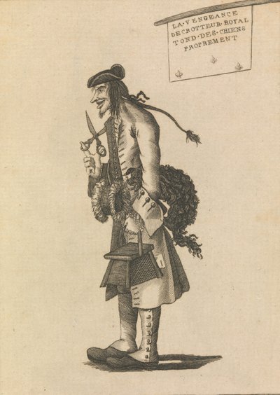 द डॉग बार्बर, 25 अप्रैल, 1771। द्वारा अज्ञात