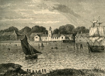 द ड्यूक ऑफ नोरफ्लक्स आलम्सहाउस, 1796 में, c1878। द्वारा अज्ञात