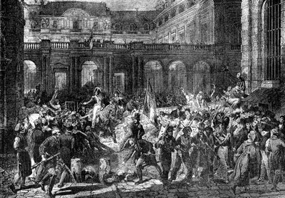 ड्यूक ऑफ ऑरलियन्स रॉयल पैलेस, पेरिस, 31 जुलाई 1830 1882-1884 को छोड़ देता है द्वारा अज्ञात