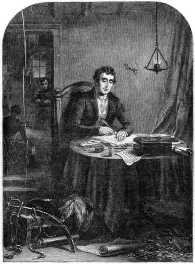ड्यूक ऑफ वेलिंगटन ने वाटरलू, 1815, 1852 के युद्ध के बाद के अवशेषों को लिखा द्वारा अज्ञात