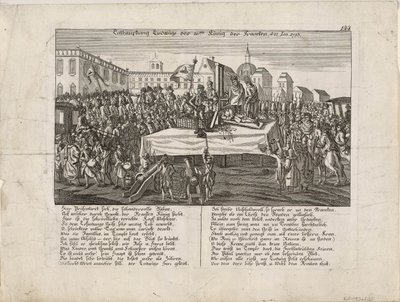 21 जनवरी 1793, 1793 को लुई XVI का निष्पादन द्वारा अज्ञात