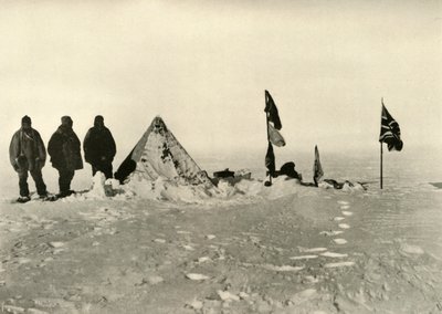 साठ घंटे बाद बर्फ़ीला तूफ़ान का सबसे बड़ा दक्षिण शिविर, फरवरी 1909 द्वारा अज्ञात
