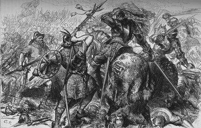 पिंकी में मानक के लिए लड़ाई, 10 सितंबर 1547, c1880 द्वारा अज्ञात
