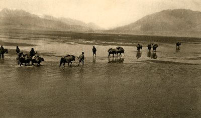 माउंट एवरेस्ट का पहला दृश्य, c1918-c1939। द्वारा अज्ञात