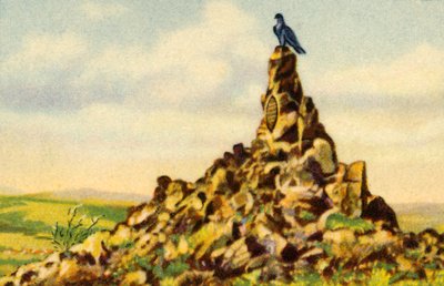 द फ्लाइगरडेनकमल, वासेर्कुपे, हेसे, जर्मनी, 1932 पर स्मारक। द्वारा अज्ञात