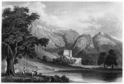 द फोर्ट ऑफ़ बॉरी, राजपुताना, भारत, c1860 द्वारा अज्ञात