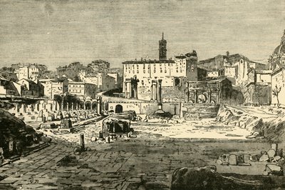 फोरम एट रोम, 1890। द्वारा अज्ञात