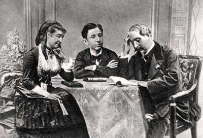 निर्वासन में फ्रेंच इंपीरियल फैमिली, 1871-1873 में चिसलहर्स्ट, केंट द्वारा अज्ञात