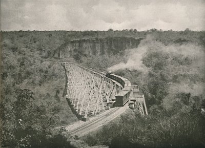 गॉकेटिक गॉर्ज और रेलवे ब्रिज, 1900। द्वारा अज्ञात