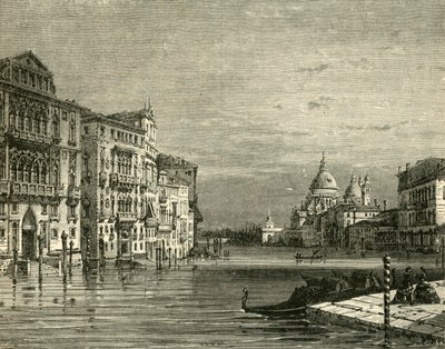 ग्रैंड कैनाल, वेनिस, 1890। द्वारा अज्ञात