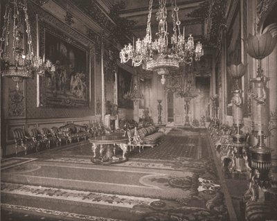 ग्रैंड रिसेप्शन रूम, विंडसर कैसल, बर्कशायर, 1894। द्वारा अज्ञात