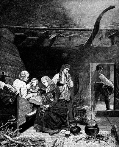 द ग्रैंडफादरर्स आशीर्वाद, 19 वीं शताब्दी 1882 के मध्य में द्वारा अज्ञात