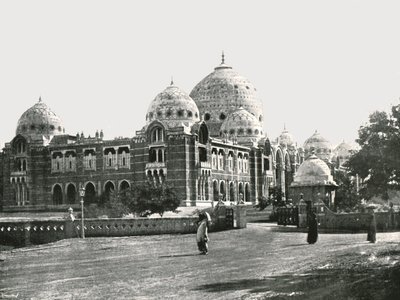 द ग्रेट कॉलेज, बड़ौदा, भारत, 1895। द्वारा अज्ञात