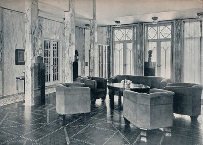 हॉल ऑफ द स्टोकलेट पैलेस, ब्रुसेल्स, बेल्जियम, c1914 द्वारा अज्ञात