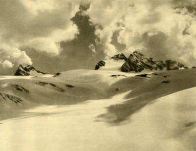 हॉलस्टेटर ग्लेशियर, डचेस्टीन पर्वत, ऊपरी ऑस्ट्रिया, c1935। द्वारा अज्ञात
