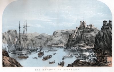बाल्कलाव का हार्बर, क्रीमियन युद्ध, c1854 c1860 द्वारा अज्ञात