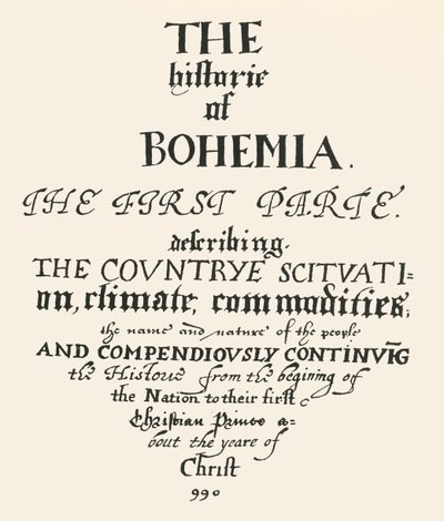 बोहेमिया का इतिहास, 1619-1620, 1947। द्वारा अज्ञात