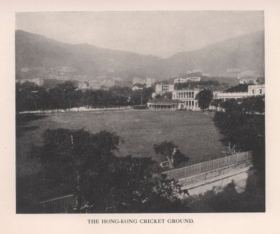 हांगकांग क्रिकेट ग्राउंड, 1912। द्वारा अज्ञात