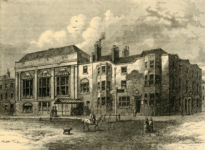 द हॉर्न्स टैवर्न, केनिंगटन, 1820 में, c1878। द्वारा अज्ञात