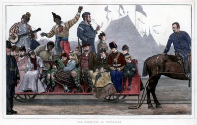 1872 में विंबलडन में हार्स कार द्वारा अज्ञात