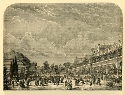 बागवानी उद्यान और प्रदर्शनी भवन, c1876। द्वारा अज्ञात