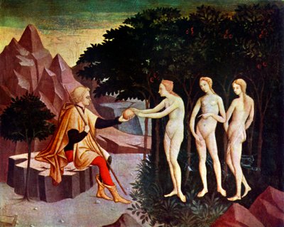पेरिस के निर्णय, c1450 द्वारा अज्ञात