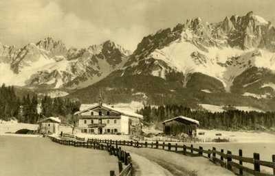 कैसर पर्वत, ओबेरडॉर्फ, टायरॉल, ऑस्ट्रिया, c1935। द्वारा अज्ञात